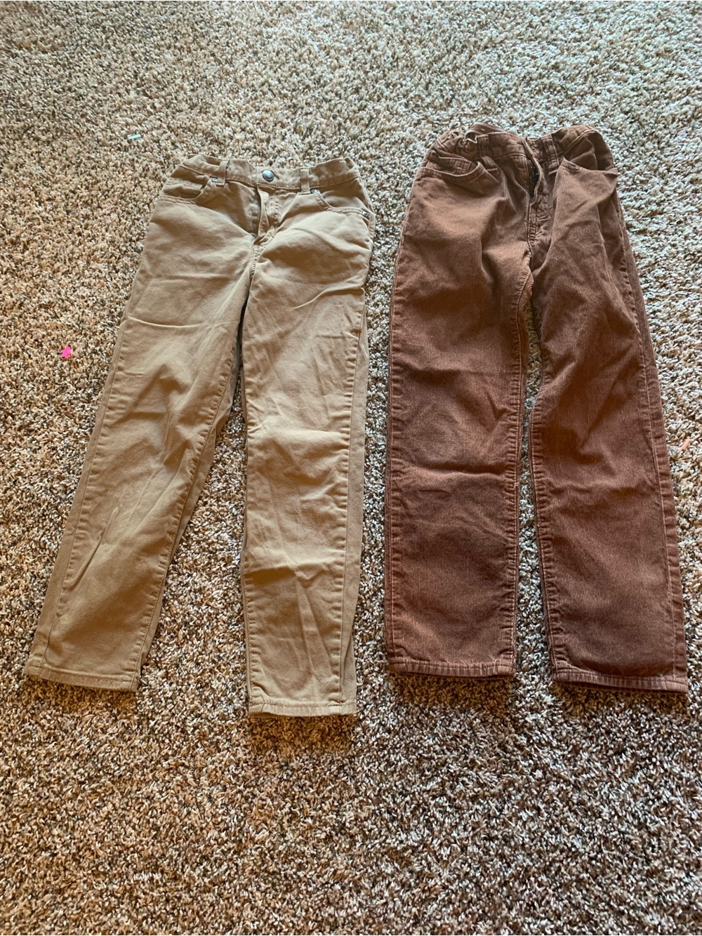 Gap and Sonoma straight leg pants boys size 8. Two pairs